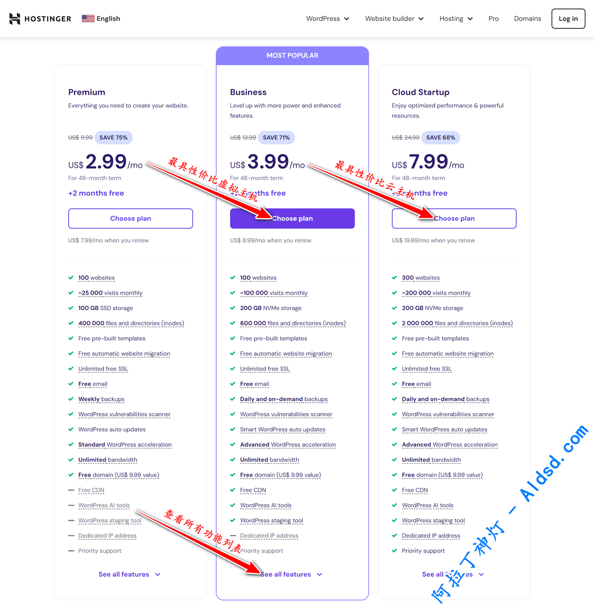 Hostinger 全球数一数二的高性价比虚拟主机插图4