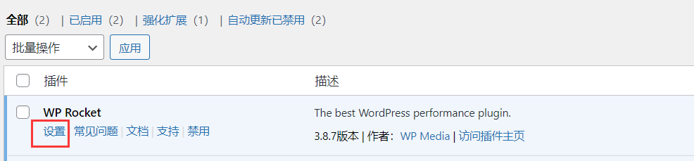 WP Rocket插件优化设置最新详细图文教程插图5