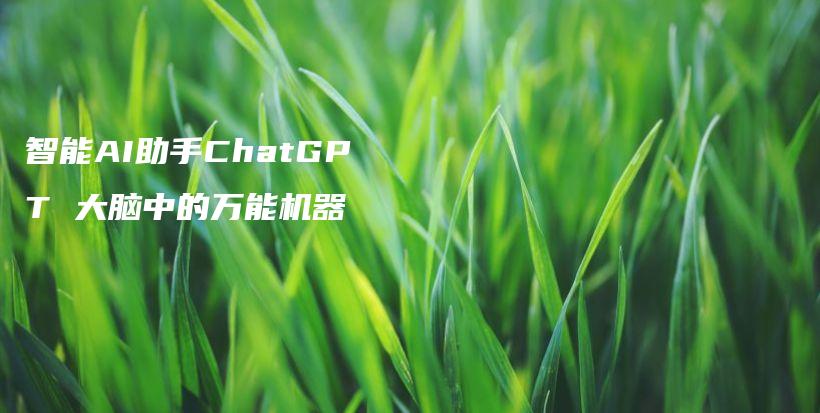 智能AI助手ChatGPT 大脑中的万能机器插图